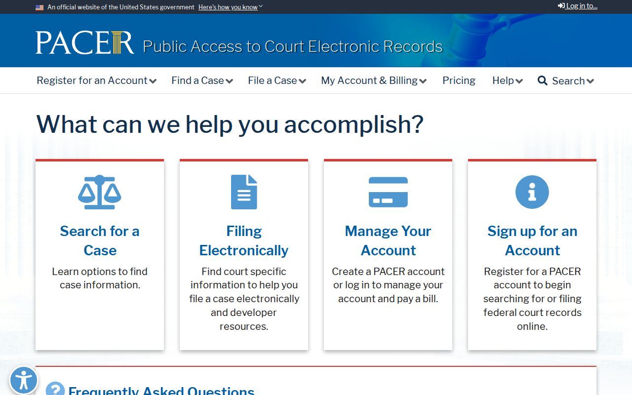 Union County warrant records federal case search reference from PACER